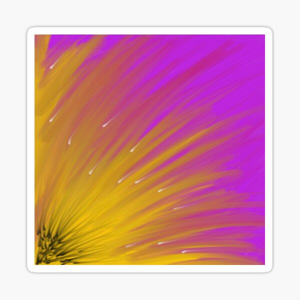 Yellow Flower Sticker