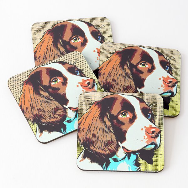 Item preview, Springer Spaniel Pop Art designed and sold by FunnehGacha.