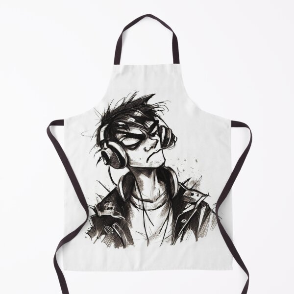 Item preview, bad boy listening to music, sketch drawing designed and sold by GALAXY RACERS.