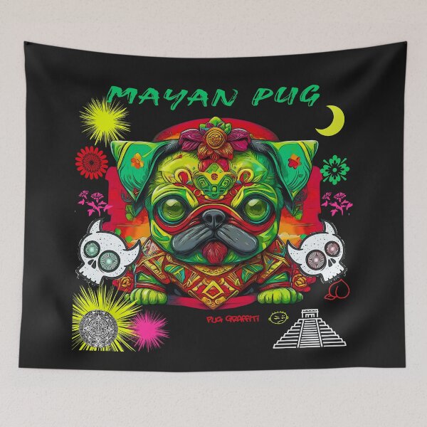 Item preview, Pug Skull Candy 6 designed and sold by RedBluffTraders.