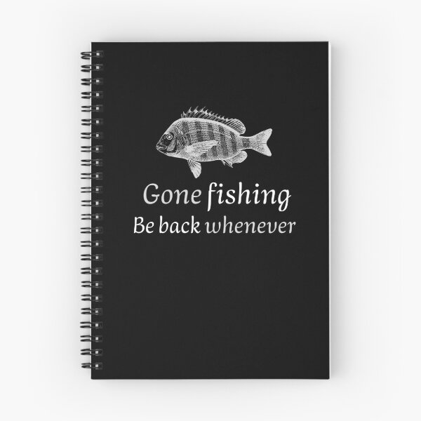 Item preview, GONE FISHING, BE BACK WHENEVER. FUNNY GIFTS FOR ANGLERS. designed and sold by light-artist.