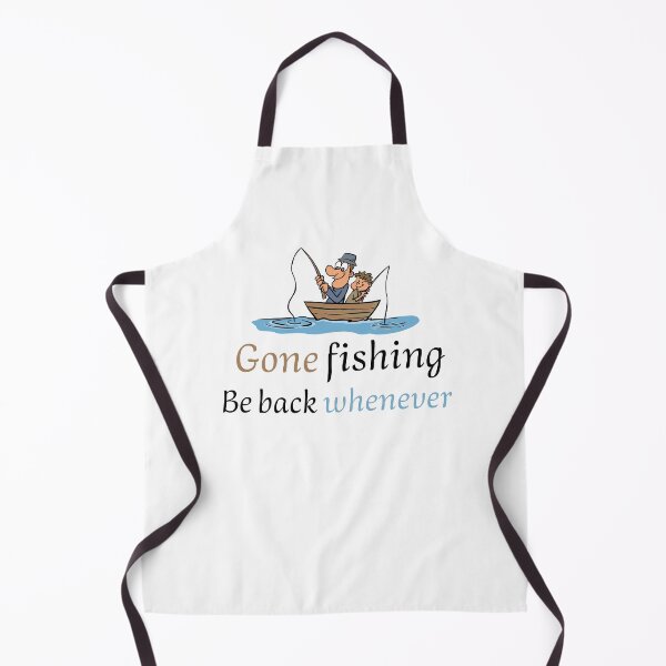 Item preview, GONE FISHING, BE BACK WHENEVER. FUNNY GIFTS FOR ANGLERS. designed and sold by light-artist.