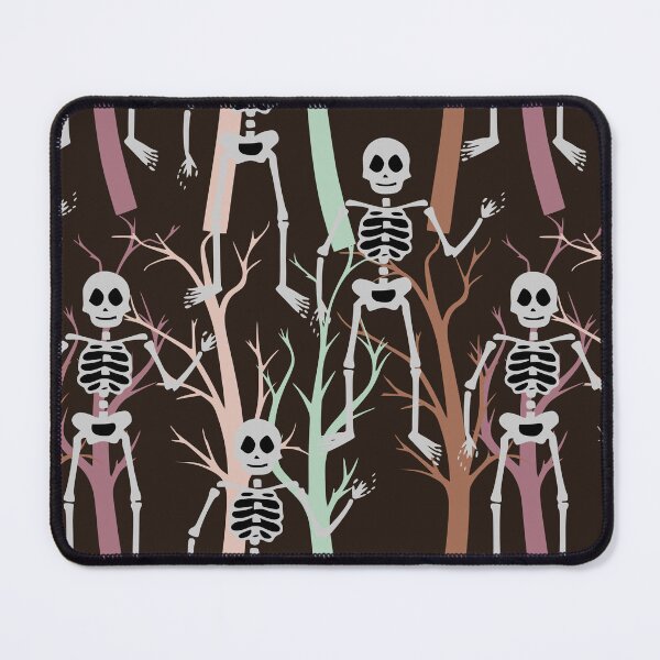 Item preview, Skeleton's in the forest All Over Pattern designed and sold by ToadsWorkshop.
