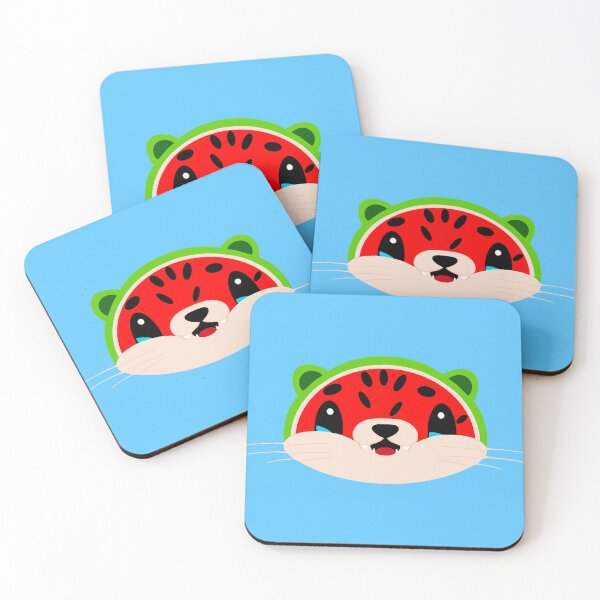 Item preview, Wottermelon (Otter + Watermelon) Fruit + Animal designed and sold by Charcoalart.