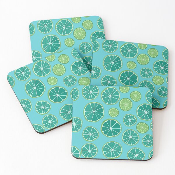 Item preview, Lime Slices Pattern designed and sold by BombasticBubble.