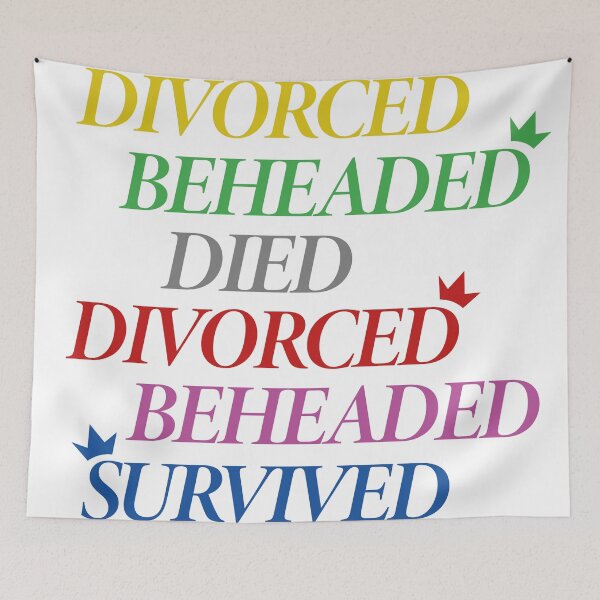 Item preview, Divorced… Beheaded… Six! designed and sold by brunnnn.