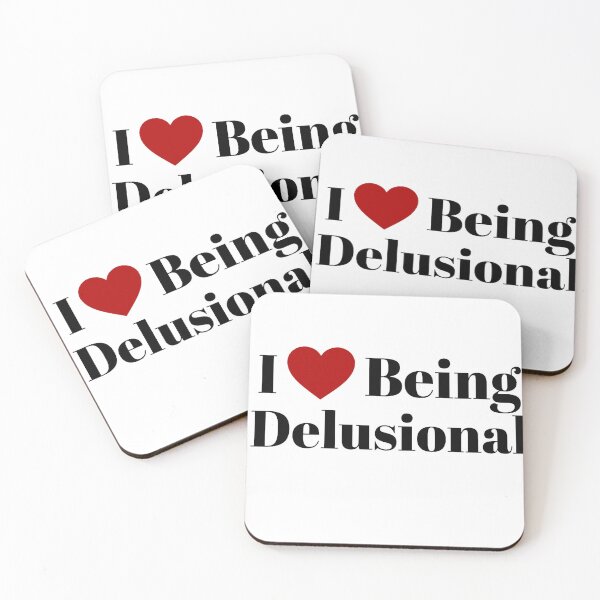 Item preview, I love being delusional  designed and sold by eemilystickers.