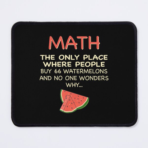 Item preview, Math And Watermelons Mathematics Calculation Numbers designed and sold by jingdomdesgine.