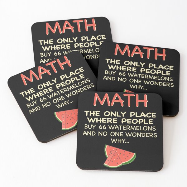 Item preview, Math And Watermelons Mathematics Calculation Numbers designed and sold by jingdomdesgine.