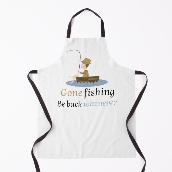Item preview, GONE FISHING, BE BACK WHENEVER. FUNNY GIFTS FOR ANGLERS. designed and sold by light-artist.