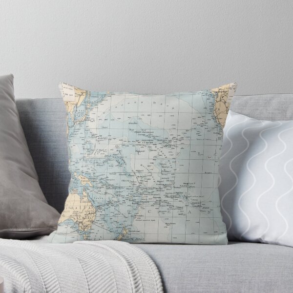 Item preview, Vintage Map of the Pacific Ocean (1900) designed and sold by BravuraMedia.