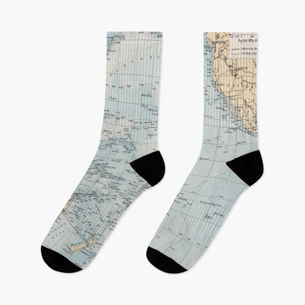Item preview, Vintage Map of the Pacific Ocean (1900) designed and sold by BravuraMedia.