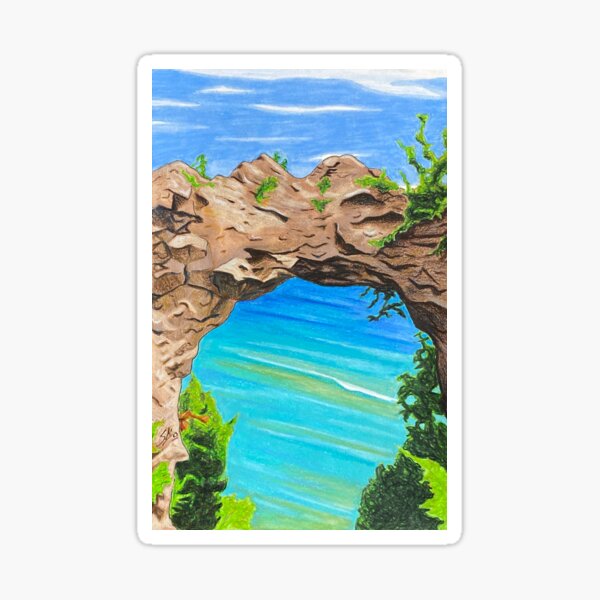 Item preview, Mackinac Island - Arch Rock designed and sold by Masonart44.