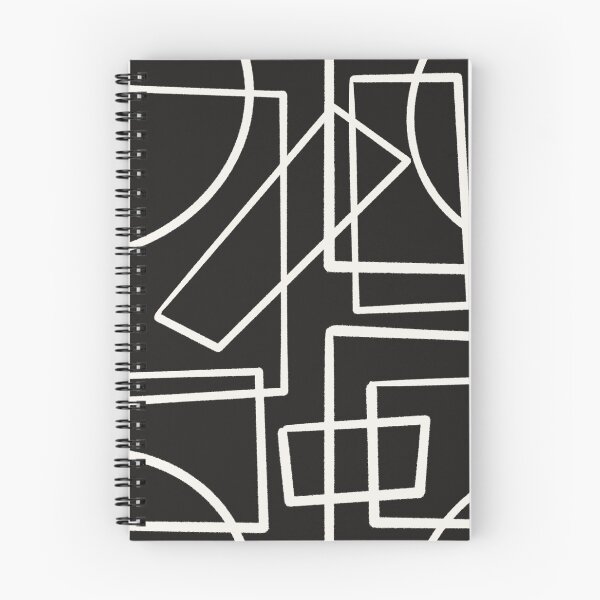 Artikelvorschau, Schwarzes Retro-Figurenmuster mit weißen Linien entworfen und verkauft von AnaTZ.