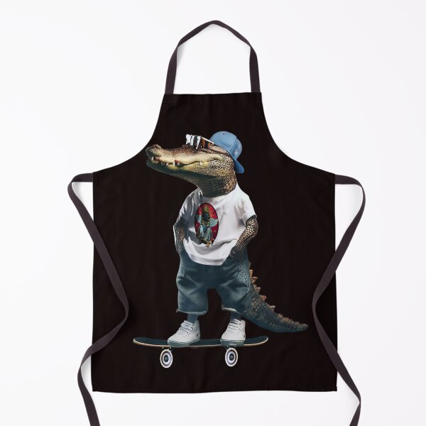 Item preview, skate Crocodile on a skateboard shirt designed and sold by SKAPER.