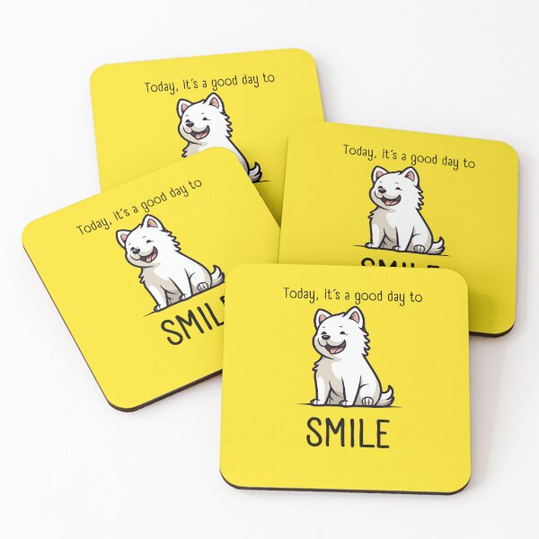 Item preview, Cute dog smile says Today it's a good day to smile designed and sold by AbhayCharan.
