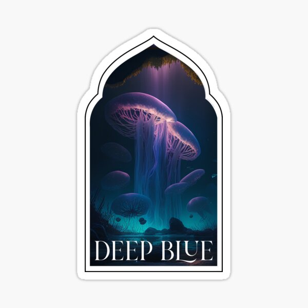 Deep Fantasies Vinyl Logo Stickers - Deep Fantasies