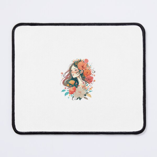 Item preview, Girl with Flowers designed and sold by BunnieFloof.