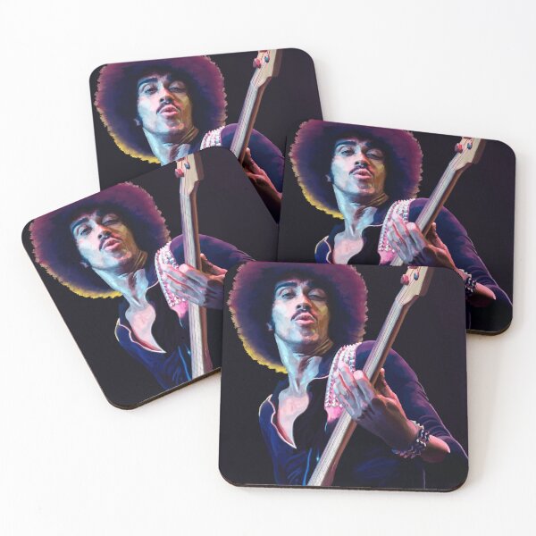 Item preview, Phil Lynott painting: Thin Lizzy frontman designed and sold by Alexander McGovern.