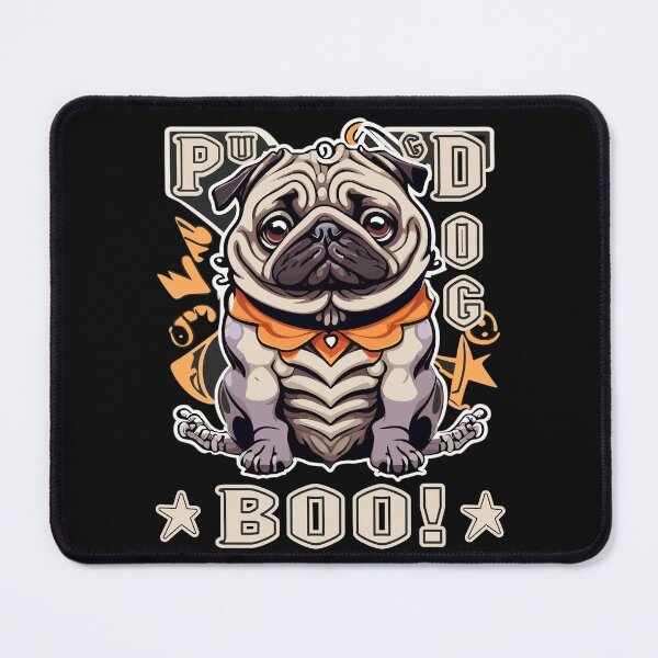 Item preview, Pug Dog SkeletonBoo! - Pug Halloween - Halloween Pug - designed and sold by Luvjesus2.