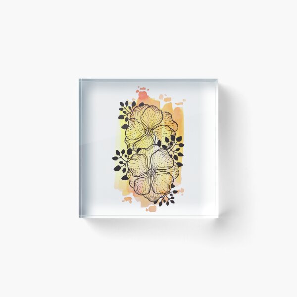 Item preview, Flores Amarillas De Acuarela Duda designed and sold by BEATRIZKOBORI.