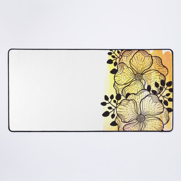 Item preview, Yellow Watercolor Flowers Duda designed and sold by BEATRIZKOBORI.