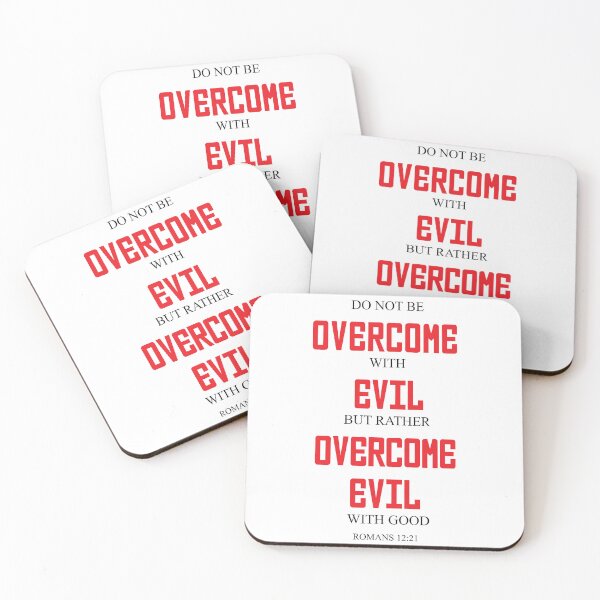 Item preview, Do not be overcome by evil designed and sold by WideIsTheGate.