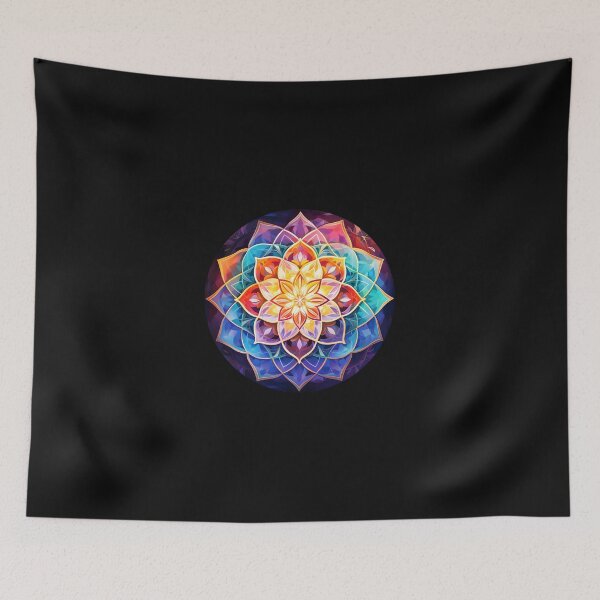 Item preview, Rainbow Universe Pattern Mandala 9 designed and sold by Altiel.