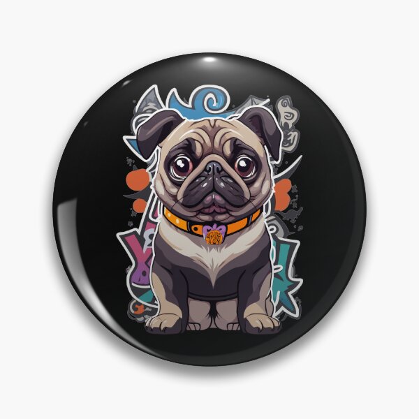 Item preview, Funny Pug Dog - Pug Halloween - Halloween Pug - designed and sold by Luvjesus2.