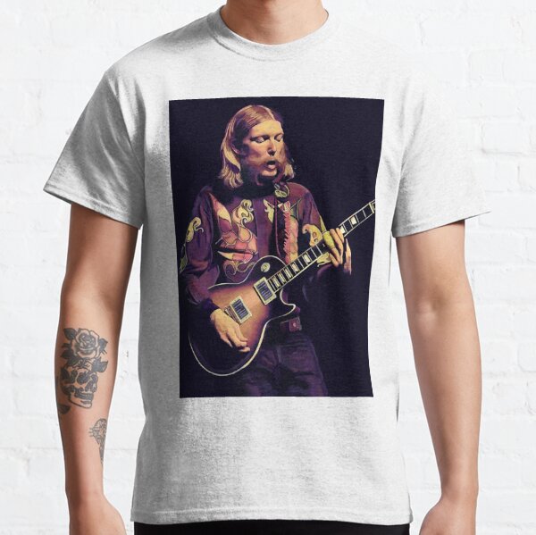 Duane Allman Art: Painting of Allman Brothers Guitarist Classic T-Shirt