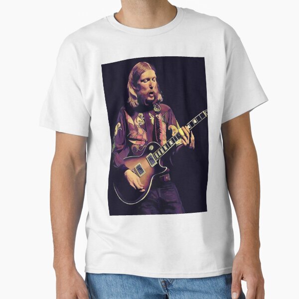 Aperçu de l'œuvre Duane Allman Art : Peinture du guitariste des Allman Brothers créée et vendue par Alexander McGovern.