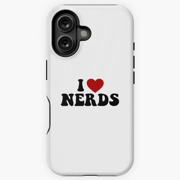 Vista previa del artículo con la obra «amo a los nerds», diseñado y vendido por eemilystickers.