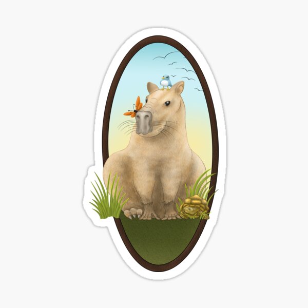 Item preview, Capybara Cameo designed and sold by SadieLouHays.
