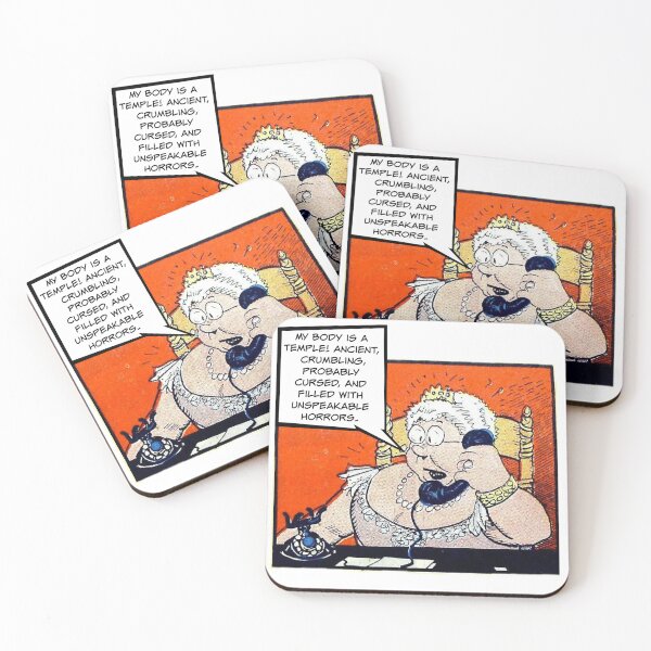 Item preview, My Body Is A Temple! Aging Humor designed and sold by SSustainable.