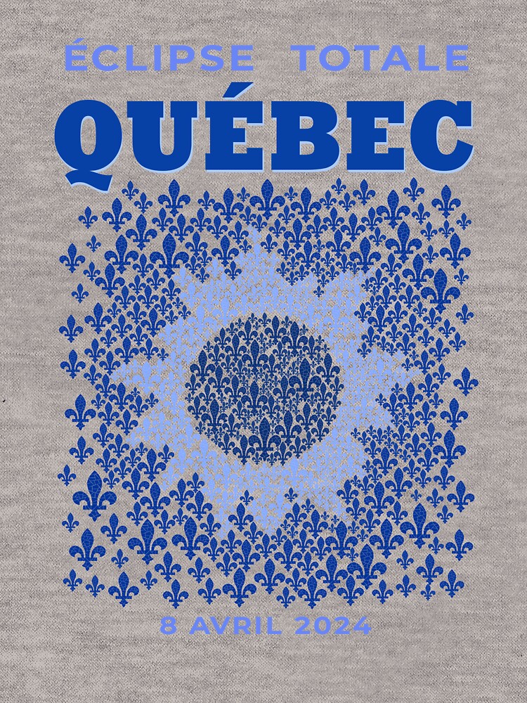 Thumbnail 5 of 5, Lightweight Hoodie, Quebec 2024 Total Eclipse designed and sold by Eclipse2024.