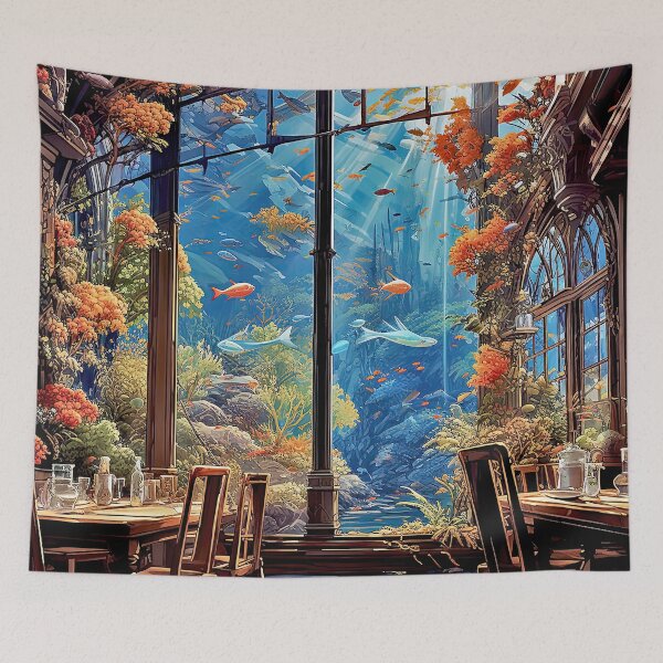Item preview, This Restaurant under the sea is a perfect place for a romantic dinner designed and sold by iguananick.