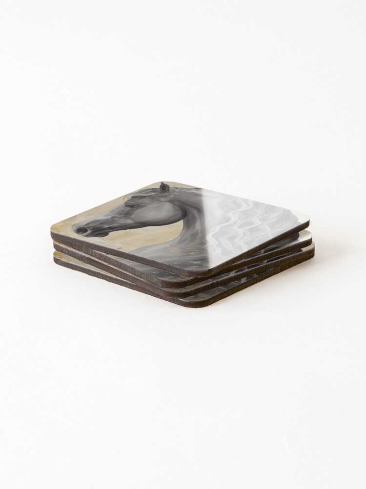 Thumbnail 4 of 5, Coasters (Set of 4), Checkmate I designed and sold by mindydidit.