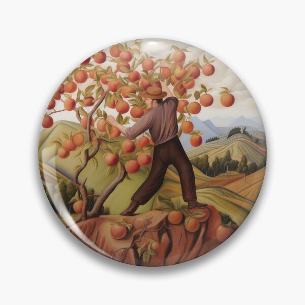 Item preview, Lone Peach Tree on Hill designed and sold by YoPedro.
