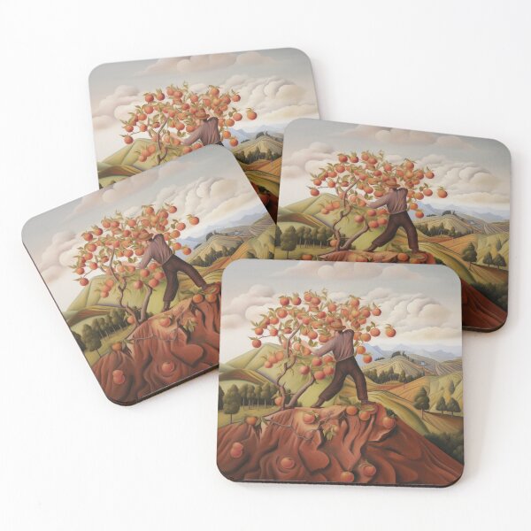 Item preview, Lone Peach Tree on Hill designed and sold by YoPedro.