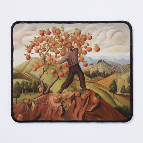 Item preview, Lone Peach Tree on Hill designed and sold by YoPedro.