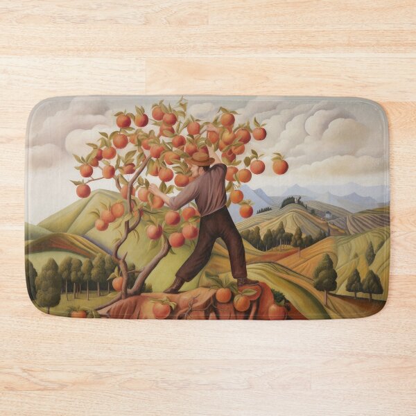 Item preview, Lone Peach Tree on Hill designed and sold by YoPedro.