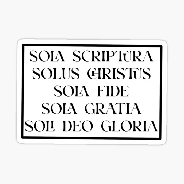 Sola Fide Seal - Decal