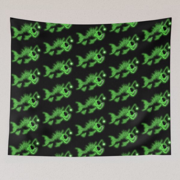 Item preview, SpookSea Fish Green designed and sold by MarbieBarbie.