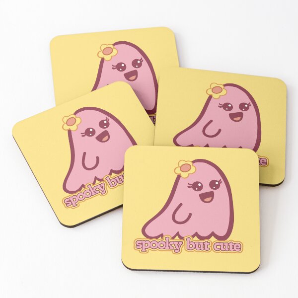 Item preview, Spooky But Cute Pink Ghost designed and sold by LeftNWrite.