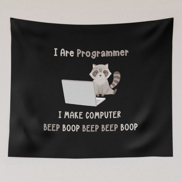 Item preview, Raccoon I Are Programmer  designed and sold by PiggyBoxer.