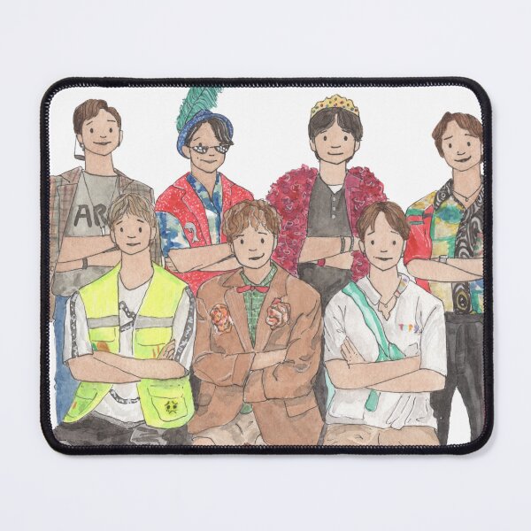 Item preview, BTS Watercolor: Run BTS Photo Challenge  designed and sold by elizabethhomme.