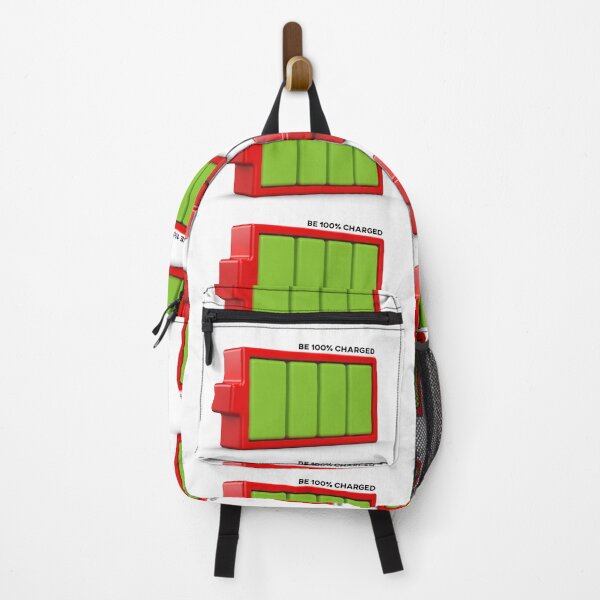 Item preview, Red Battery. Green bars. Fully charged. Isolated on white background. designed and sold by abinashm12.