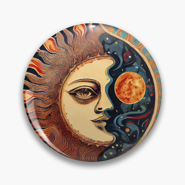 Artikelvorschau, Der Mond sagt zur Sonne II entworfen und verkauft von Sasha Art Gallery.