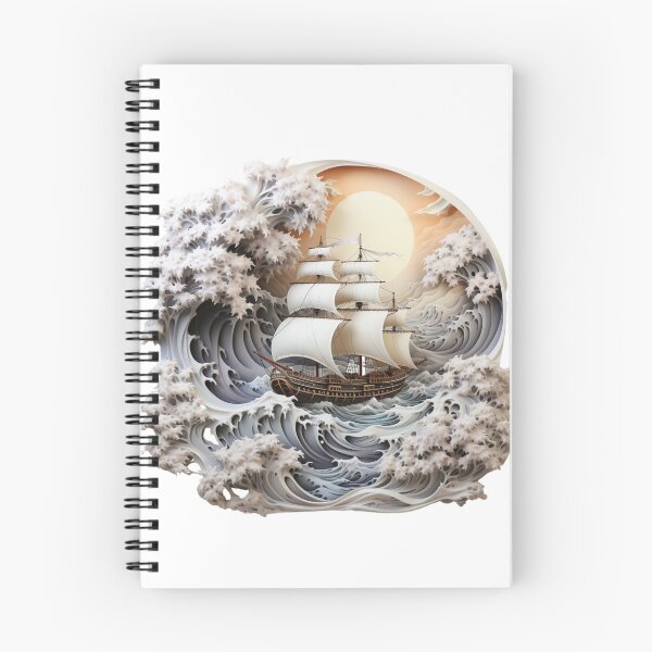 Item preview, A Ship Sailing through the wave designed and sold by KNAA.