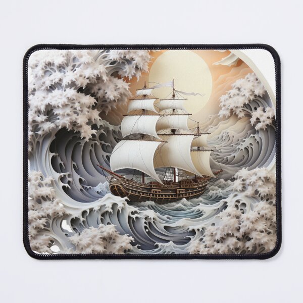Item preview, A Ship Sailing through the wave designed and sold by KNAA.
